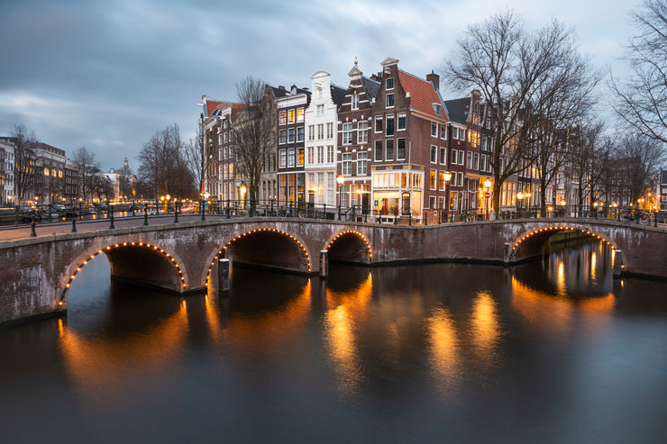 Bridge on Leidsegracht | Amsterdam  Hahnemühle Photo Rag Print