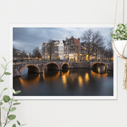 Bridge on Leidsegracht | Amsterdam  Hahnemühle Photo Rag Print