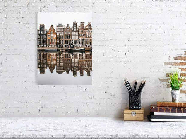 Houses on Herengracht canal, Amsterda, art print