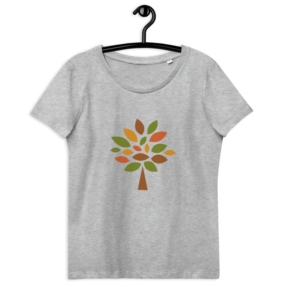 Árbol colorido l Camiseta ecológica ajustada para mujer