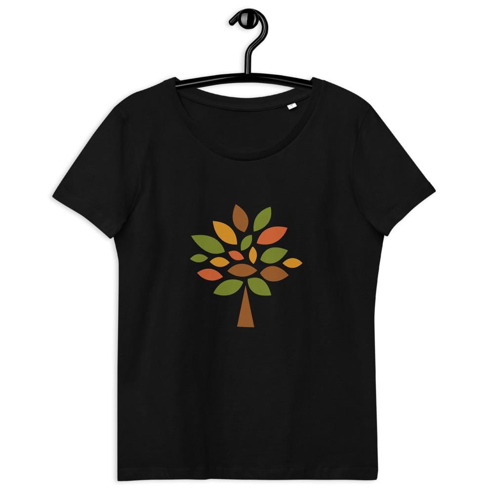 Árbol colorido l Camiseta ecológica ajustada para mujer