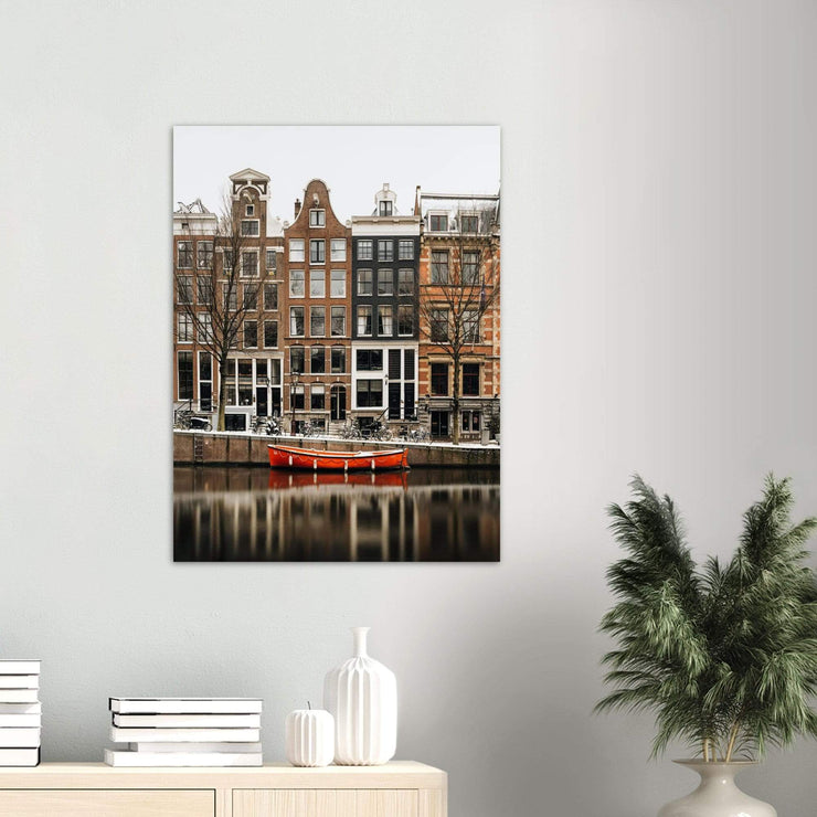 60x80 cm / 24x32″ Herengracht canal, Amsterdam l Aluminum Print Gelato