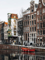Herengracht in winter l Amsterdam l Art print - lorenacirstea