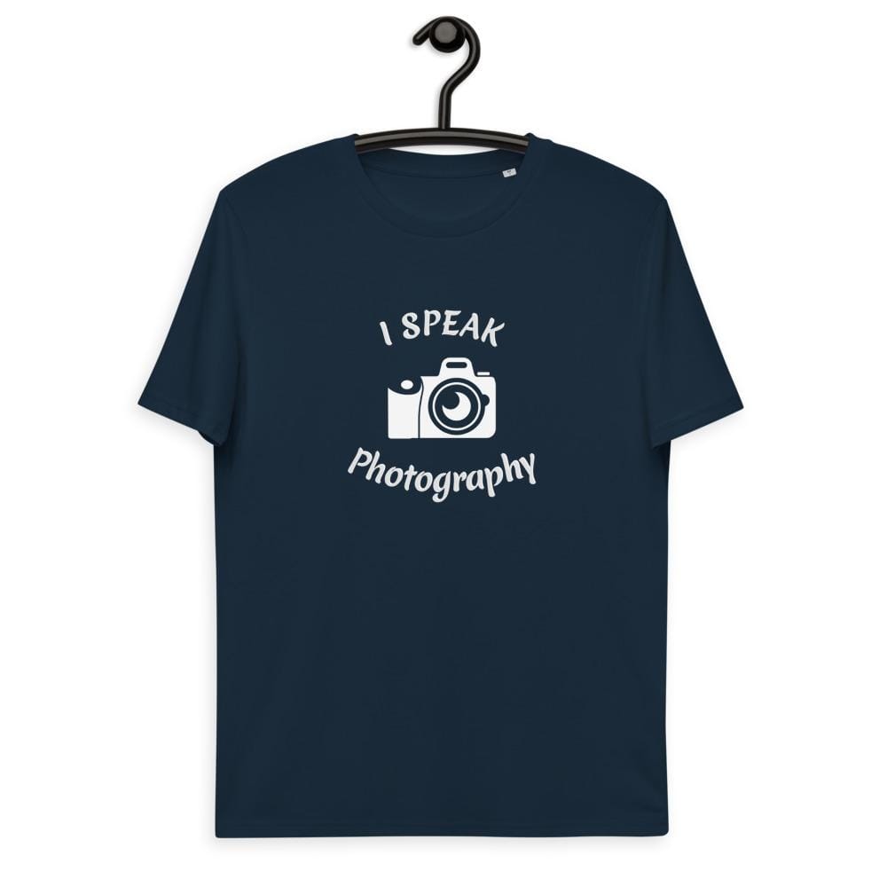 Hablo diseño de fotografía l Camiseta unisex de algodón orgánico