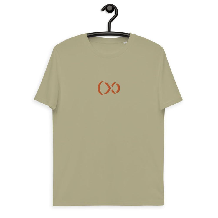Infinite sign embroidery l Unisex organic cotton t-shirt