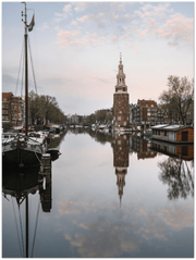 Montelbaans tower, Amsterdam l Aluminum Print