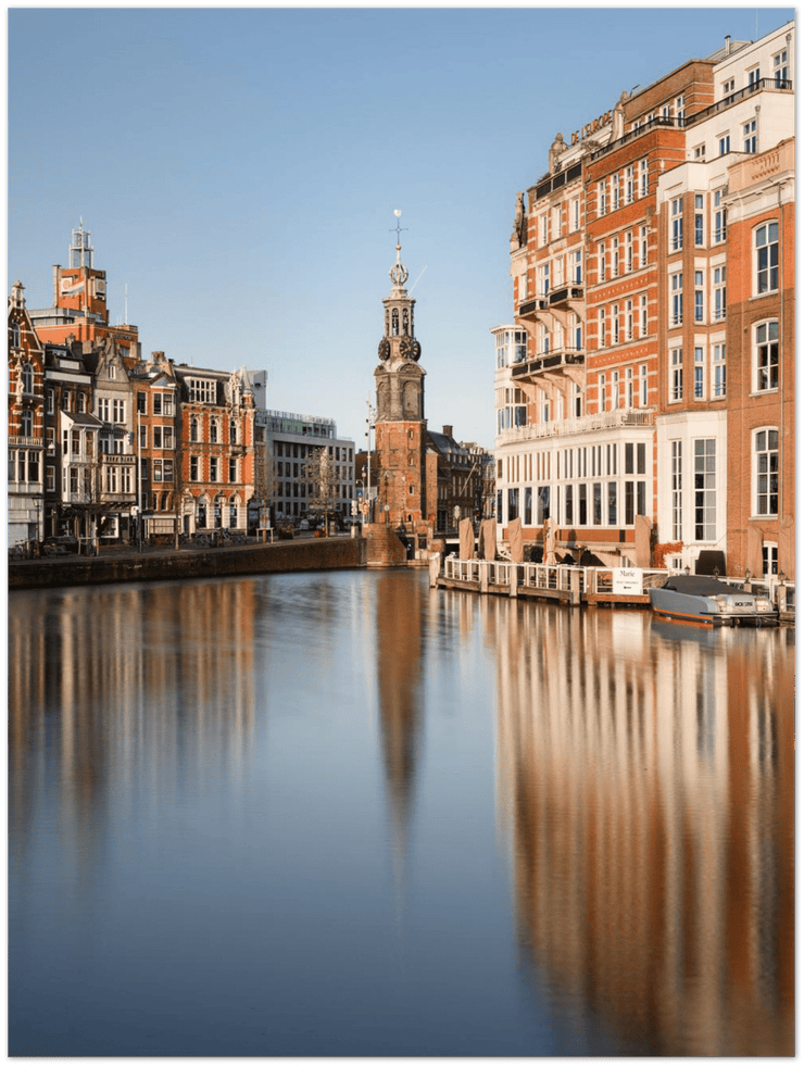 Munt tower , Amsterdam l Aluminum Print