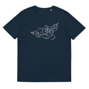 Rose design l Unisex organic cotton t-shirt - lorenacirstea