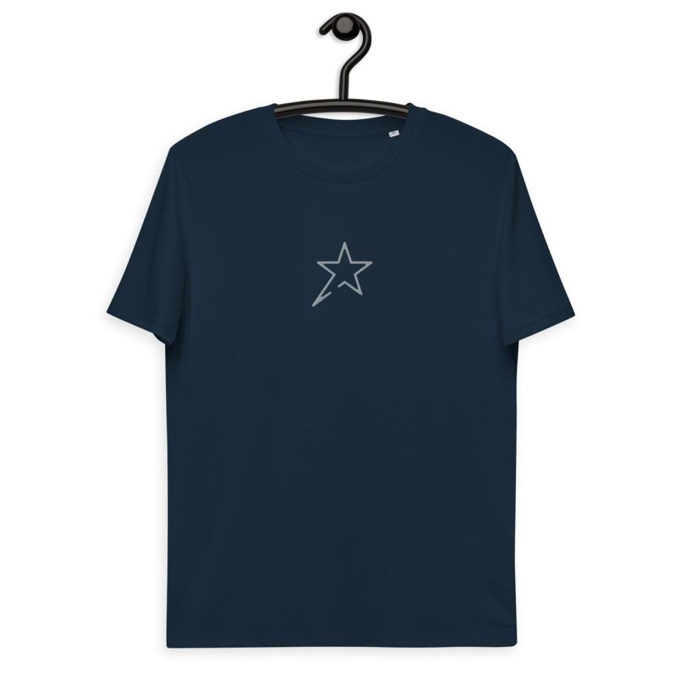 Bordado de estrellas l Camiseta unisex de algodón orgánico