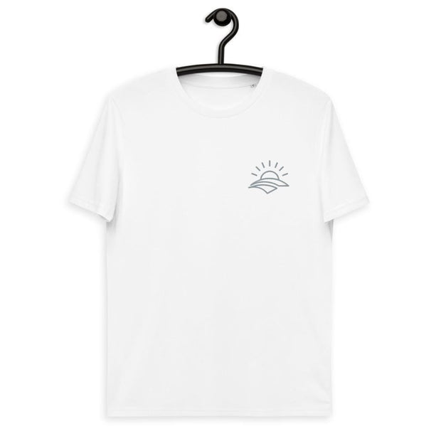 Sunrise embroidery  Unisex organic cotton t-shirt