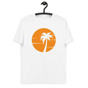 Sunset with palm tree - Unisex organic cotton t-shirt