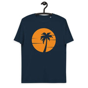 Sunset with palm tree - Unisex organic cotton t-shirt