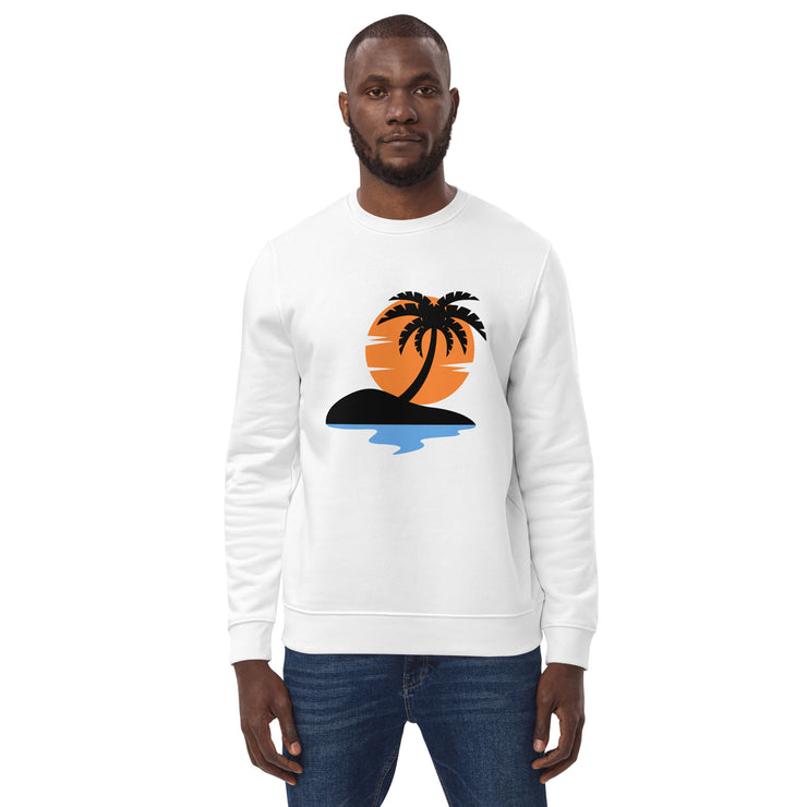 Palm Tree Design - Unisex eco sweatshirt