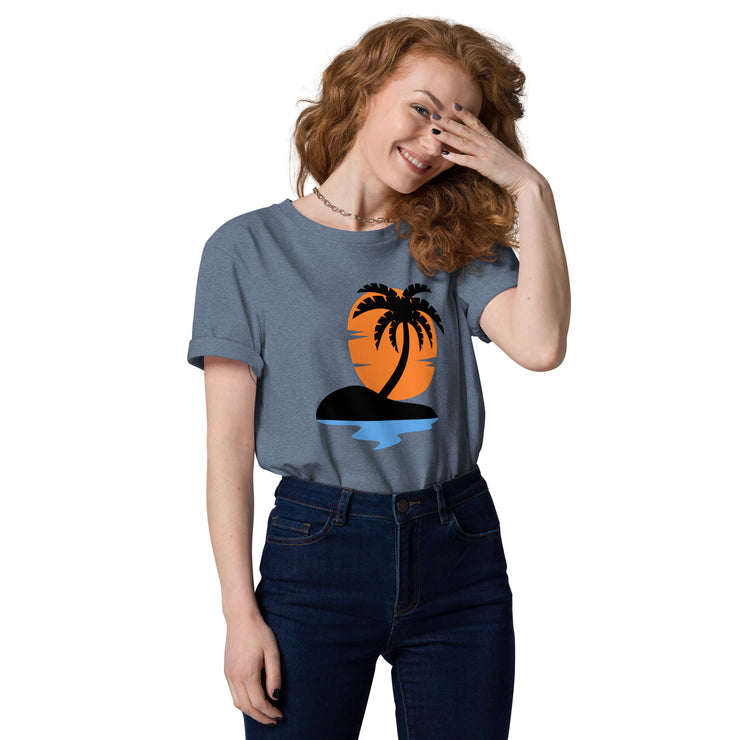 Palm tree design l Unisex organic cotton t-shirt