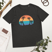 Sunset and palm trees - Unisex organic cotton t-shirt