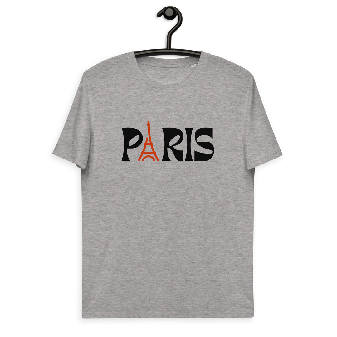 Paris Design - Camiseta unisex de algodón orgánico