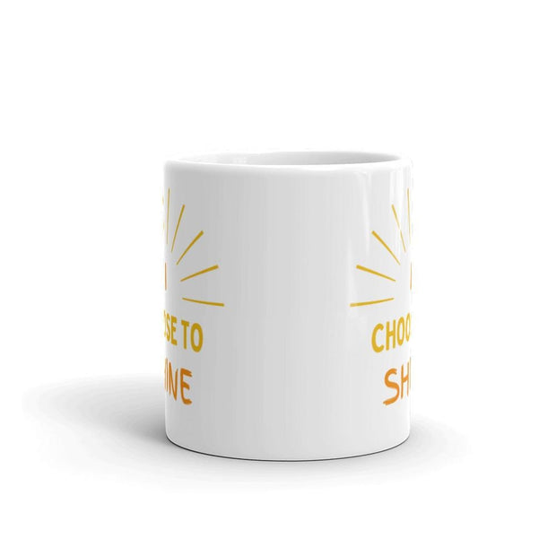 Ceramic mug with motivational design
